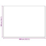 vidaXL vanjski pokrivač ARAKIL Zeleni i bijeli Poliester Velik Uzorak | shoptok.hr