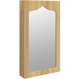  Zidni ormarić za nakit s ogledalom 37 5 x 10 x 67 cm | shoptok.hr