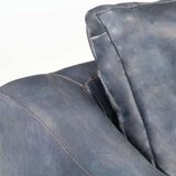  Tubast stol siv iz pravega usnja | Shoptok.si