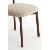 Light & Living Rjav/kremno bel oblazinjen jedilni stol Trosa – | Shoptok.si