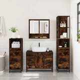 4-dijelni set kupaonskog namještaja boja hrasta drveni | shoptok.hr