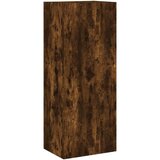 Maison Chic Stenska TV omarica - TV stojalo - Televizijska omarica dimljeni hrast 40,5x30x102 cm inženirski les, (21701278) Cene