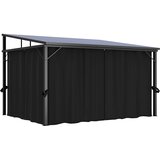  Sjenica sa zastorom 405 x 294 x 244 cm antracit | shoptok.hr