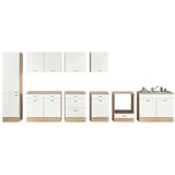 Modern Living Spodnja Omarica Za Korito Andy, Bela, Barva Hrasta | Shoptok.si