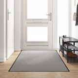 vidaXL Predpražnik Siva, Črna Polipropilen 250 x 120 x 0.9 cm cene