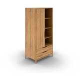 The Beds Garderobna omara iz masivnega hrasta v naravni barvi 90x188 cm Twig – | Shoptok.si