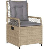  5-dijelni vrtni blagovaonski set od poliratana s jastucima bež | shoptok.hr