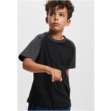 Urban Classics Boys Raglan Contrast Tee Black/Charcoal | Shoptok.si