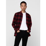 Only Wine-black plaid shirt & SONS Gudmund - Men | Shoptok.si