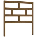 Maison Chic posteljno vzglavje - vzglavna omarica - nočna omarica medeno rjavo 96x4x100 cm trdna borovina, (21707361) | Shoptok.si