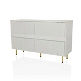 MID.YOU Široka Komoda Hjelle, Bela | Shoptok.si