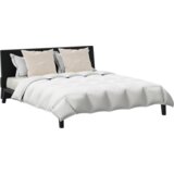 vidaXL Odeja z blazino 3 pcs Bela 260 x 220 cm Puh | Shoptok.si