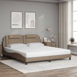  Krevet Viana s madracem cappuccino 180x200 cm umjetna koža | shoptok.hr