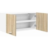 vidaXL Viseča omarica s polico Riga Sonoma hrast 80 x 31 x 40 cm | Shoptok.si