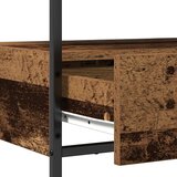 vidaXL Konzolni stol Staro drvo Drvo, Metal 75 x 40 x 75 cm Ekstra visok | shoptok.hr