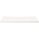 vidaXL Mizna plošča bela 100x50x2,5 cm trdna borovina | Shoptok.si
