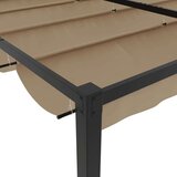  Vrtni gazebo z zložljivo streho Taupe 3x3 m Steel, (21830652) | Shoptok.si