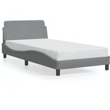  Okvir za krevet Dover svjetlosivi 100x200 cm od tkanine | Eponuda.ba