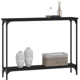  Konzolni stol crni 100 x 22 5 x 75 cm od konstruiranog drva | shoptok.hr