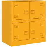 Maison Chic Komoda - Predalnik gorčično rumena 67x39x73 cm jeklo, (21715954) Cene