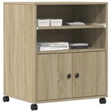  Stalak za pisač s kotačima boja hrasta sonome 60 x 48 x 74 cm | shoptok.hr