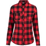 UC Ladies Women's checked flannel shirt blk/red Cene