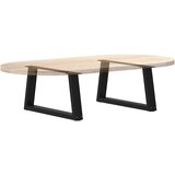  Noge za klub stolić V-oblika 2 kom Crne 60 x (30-31,3) cm Čelik | shoptok.hr