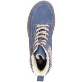 Rieker Gležnjače na vezanje bež / golublje plava | shoptok.hr