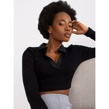 RUE PARIS Blouse-RV-BZ-7563.02-black | Shoptok.si