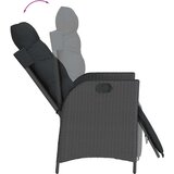  9-dijelni vrtni blagovaonski set s jastucima crni od poliratana | shoptok.hr