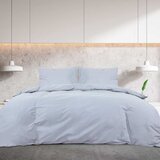  Set posteljine za poplun sivi 200x220 cm lagana mikrovlakna | shoptok.hr