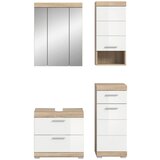 MID.YOU Kopalnica Lambada, Barva Hrasta, Bela, 4-Delna | Shoptok.si