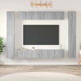  10-dijelni set TV ormarića sivog sonome konstruirano drvo | shoptok.hr
