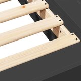  Okvir za krevet crni 200 x 200 cm konstruirano drvo | shoptok.hr