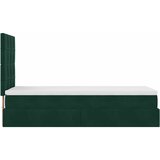  Okvir kreveta s madracima tamnozeleni 90x200cm baršunasti | shoptok.hr
