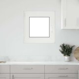vidaXL Kletno okno "RISOR" 50x50 cm vrtljivo-nagibno DIN levo belo | Shoptok.si
