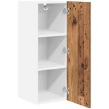 Viseći ormarić Zidne Riga Beton siva i bijela 30 x 31 x 80 cm | shoptok.hr