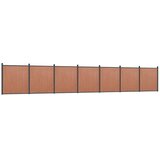 PANEL za ogradu smeđi 1218 x 186 cm WPC | Eponuda.com