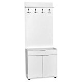 Hanah home Ormarić za cipele s prozorom Prt-521-Bb-1, 73x36x187 cm, Bijela | Eponuda.ba