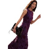 Desigual Dolge obleke VEST_ALINA 25WWVK33 Vijolična Cene