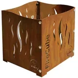 2651 premiumdesign FireCube Rost Optik košara za vatru