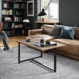 Hanah home Merideths - Walnut WalnutBlack Coffee Table Cene
