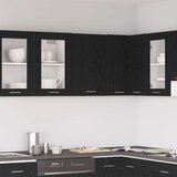 Viseći ormarić crni hrast 40x31x60 cm inženjerski drvo | shoptok.hr