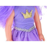  ljubičasta princeza s četkom za kosu 38cm | shoptok.hr