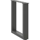  Noge za klub stolić U-oblik 2 kom antracit 38 x (42-43) cm čelik | shoptok.hr