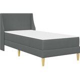  Okvir kreveta s madracem Tamno siva 100 x 200 cm Poliester | shoptok.hr