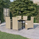  7-dijelni vrtni blagovaonski set s jastucima bež | shoptok.hr