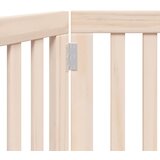  Vrata za pse s 2 panela sklopiva 160 cm od drva topole | shoptok.hr