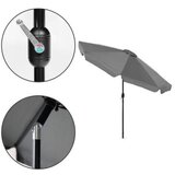 BOLZZ Veliki 3m suncobran sa nagibom Dark grey | ePonuda.com