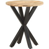 vidaXL Stranska mizica 48x48x56 cm trden mangov les Cene